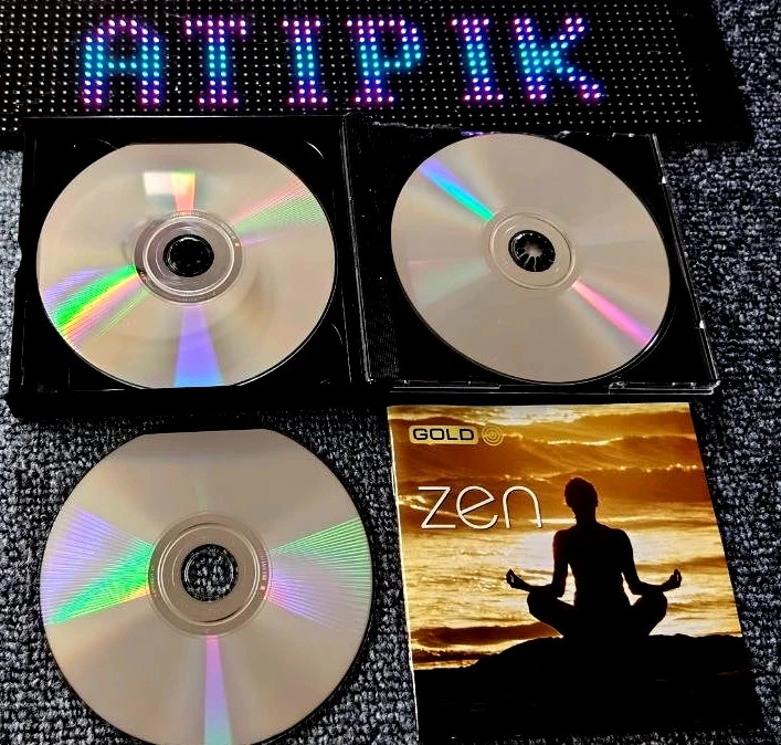 🧘 Zen Gold - Caja 3CD Relajación Meditación Sony Music Raro🌿 – photo 4